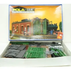 Pola 911 G Scale LGB Double Locomotive Shed Kit - Model Train Junction: Quality Parts and Art Supplies