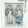 Preiser 45038 G Bricklayer & Boss Figures (Set of 2) - Model Train Junction: Quality Parts and Art Supplies