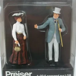 Preiser 45057 G Couple Standing Figures (Set of 2) - Model Train Junction: Quality Parts and Art Supplies