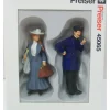Preiser 45065 G Lady & Conductor Figures (Set of 2) - Model Train Junction: Quality Parts and Art Supplies