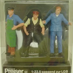 Preiser 5028 G Standing Rail Workers Figures (Set of 3) - Model Train Junction: Quality Parts and Art Supplies