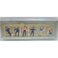 Preiser 79016 N Delivery Men With Loads Figures (Set of 6) - Model Train Junction: Quality Parts and Art Supplies