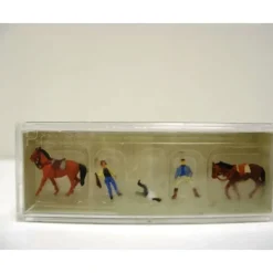 Preiser 79184 N Horse Riders #2 Figures (Set of 5) - Model Train Junction: Quality Parts and Art Supplies