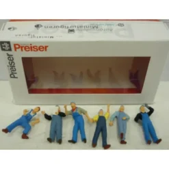 Preiser 65353 O US Railroad Staff Figures (Set of 6) - Model Train Junction: Quality Parts and Art Supplies