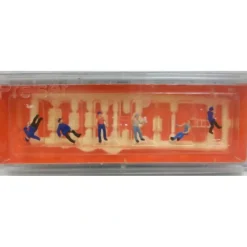 Preiser 88511 Z Scale Railroad Track Workers Figures with Loads (Set of 6) - Model Train Junction: Quality Parts and Art Supplies