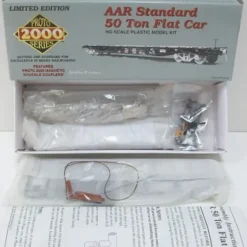 Proto 2000 31454 HO Northern Pacific Flatcar Kit w/Steel Rail Load #62200 - Model Train Junction: Quality Parts and Art Supplies