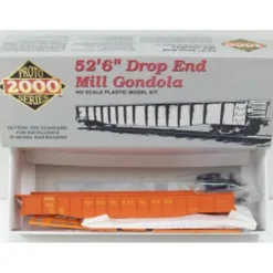 Proto 2000 123 HO P&BR Drop End Mill Gondola Kit - Model Train Junction: Quality Parts and Art Supplies
