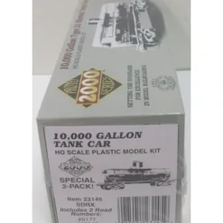 Proto 2000 23145 HO Scale SDRX 10,000 Gallon Riveted Tank Car Model Kit 2-Pack - Model Train Junction: Quality Parts and Art Supplies