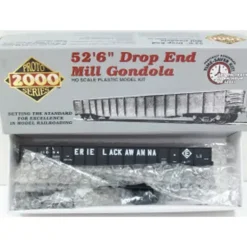 Proto 2000 23637 Life Like Erie Lackawanna Drop End Mill Gondola Kit - Model Train Junction: Quality Parts and Art Supplies