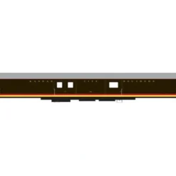 Rapido Trains 106135 HO Kansas City Southern 73' 6" Smooth Side Baggage #23 - Model Train Junction: Quality Parts and Art Supplies