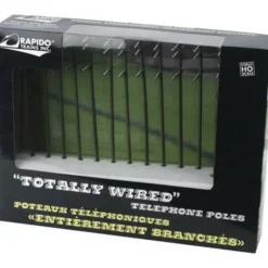 Rapido Trains 300001 HO Totally Wired Assembled Telephone Poles - Model Train Junction: Quality Parts and Art Supplies