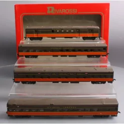 Rivarossi 6953 HO Illinois Central 1930s 4-Car Passenger Set (Set B) - Model Train Junction: Quality Parts and Art Supplies