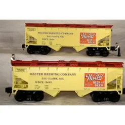 RMT 96392 O 2-Bay Cvd. Hopper Walter's Beer/2pk - Model Train Junction: Quality Parts and Art Supplies