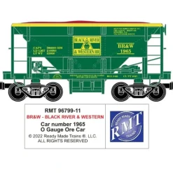 RMT 96799-11 O Black River & Western Ore Car - Model Train Junction: Quality Parts and Art Supplies