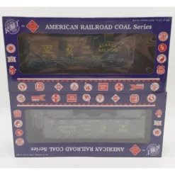 RMT 96233 O Gauge Alaska 2-Bay Coal Hopper 2-Pack - Model Train Junction: Quality Parts and Art Supplies