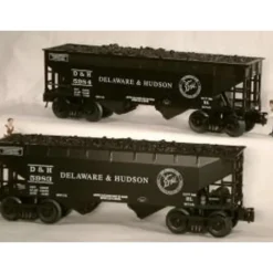 RMT 96256 O Gauge Delaware & Hudson 2-Bay Hopper (Pack of 2) - Model Train Junction: Quality Parts and Art Supplies