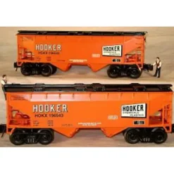 RMT 96397 O Hooker 2-Bay Covered Hopper #196543/196544 (Pack of 2) - Model Train Junction: Quality Parts and Art Supplies