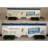 RMT 96398 O Revere Sugar 2-Bay Covered Hopper (Pack of 2) - Model Train Junction: Quality Parts and Art Supplies