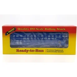 Roundhouse 35207 HO Farmers Co-Op 54' FMC Covered Grain Hopper #26742 NIB - Model Train Junction: Quality Parts and Art Supplies