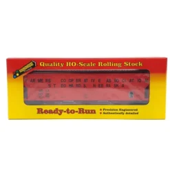 Roundhouse 35205 HO Farmers Co-Op 54' FMC Covered Grain Hopper #26726 NIB - Model Train Junction: Quality Parts and Art Supplies