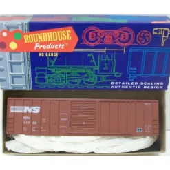 Roundhouse 17700 HO Norfolk Southern 50' Boxcar Kit - Model Train Junction: Quality Parts and Art Supplies
