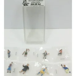 Sandlot Baseball EX1713 8-Piece Winning Bench Figures - Model Train Junction: Quality Parts and Art Supplies