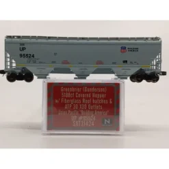 Scale Trains SXT31424 N Union Pacific Gunderson 5188 Covered Hopper Car #95524 LN/Box - Model Train Junction: Quality Parts and Art Supplies