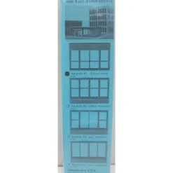 Smalltown USA 699-7001 Tall Town Module #1 4dr Entry (Pack of 6) - Model Train Junction: Quality Parts and Art Supplies