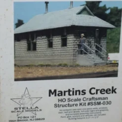 Stella Scale Models 030 HO Scale Craftsman Structure Kit Martin's Creek Kit - Model Train Junction: Quality Parts and Art Supplies