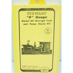 Stewart 1107 N Oil Storage Tank and Pump House Kit - Model Train Junction: Quality Parts and Art Supplies