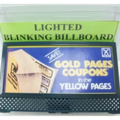 T&C 2602-54 Yellow Pages Lighted Blinking Billboard - Model Train Junction: Quality Parts and Art Supplies