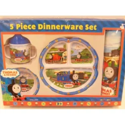 Thomas & Friends 5 Piece Dinnerware Set - Model Train Junction: Quality Parts and Art Supplies