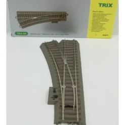 Trix 62611 HO C Track 7-13/32" / 24.3 Left Hand Switch Turnout - Model Train Junction: Quality Parts and Art Supplies
