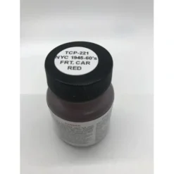 Tru-Color Paint, TCP-221, AirBrush Ready, NYC '45-'50 Freight Car Red, 1oz - Model Train Junction: Quality Parts and Art Supplies