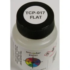 Tru-Color Paint, TCP-017, Airbrush Ready, Flat, 1 oz - Model Train Junction: Quality Parts and Art Supplies