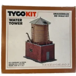 Tyco 7738 HO Water Tower Plastic Building Kit - Model Train Junction: Quality Parts and Art Supplies