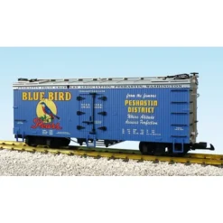 USA Trains 16320 G Blue Bird Pears American Series - Woodsided Refrigerator Car - Model Train Junction: Quality Parts and Art Supplies