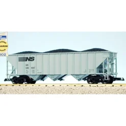 USA Trains 14006 G Norfolk Southern 70-Ton 3-Bay Hopper #120637 (Metal Wheels) - Model Train Junction: Quality Parts and Art Supplies