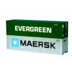 USA Trains 1710N G Maersk 40' Corrugated Side Box Container - Model Train Junction: Quality Parts and Art Supplies