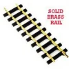 USA Trains R81060 G 24'' Brass Rail Straight Track - Model Train Junction: Quality Parts and Art Supplies