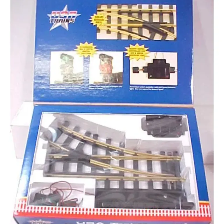 USA Trains R81205 G 48" Diameter Brass Right Hand Remote Switch Turnout - Model Train Junction: Quality Parts and Art Supplies