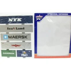 USA Trains 1710U G Intermodal Containers Set #1 - Model Train Junction: Quality Parts and Art Supplies