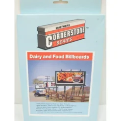 Walthers 933-3106 Dairy & Foods Billboards Kit - Model Train Junction: Quality Parts and Art Supplies