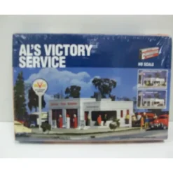 Walthers 933-3072 HO Al's Victory Service Structure Building Kit - Model Train Junction: Quality Parts and Art Supplies