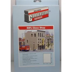 Walthers 933-3002 HO Bill's Glass Shop Cornerstone Series Structure Kit - Model Train Junction: Quality Parts and Art Supplies
