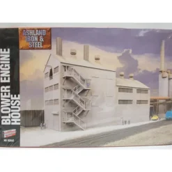 Walthers 933-2957 HO Blower Engine House Ashland Iron&Steel Series Structure Kit - Model Train Junction: Quality Parts and Art Supplies