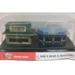 Walthers 933-2846 HO Built-Up Bob's News & Magazine Stands - Model Train Junction: Quality Parts and Art Supplies
