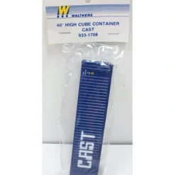 Walthers 933-1708 HO CAST 40' High Cube Container - Model Train Junction: Quality Parts and Art Supplies