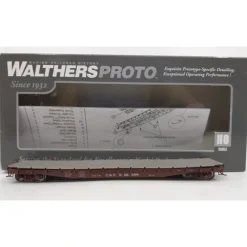 Walthers 920-104117 HO Chicago & North Western 53' AAR Flatcar #46598 EX/Box - Model Train Junction: Quality Parts and Art Supplies