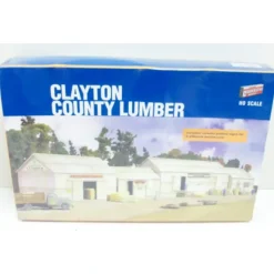 Walthers 933-2911 HO Clayton County Lumber Building Kit - Model Train Junction: Quality Parts and Art Supplies
